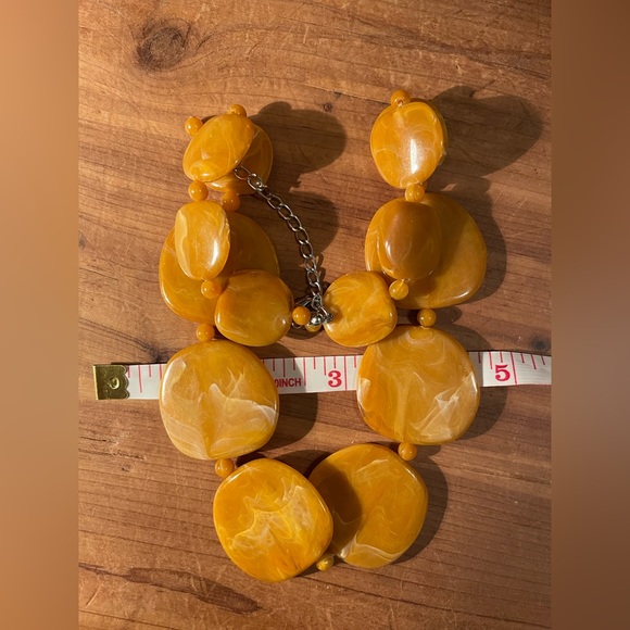 Butterscotch necklace and bracelet set - Picture 6 of 7